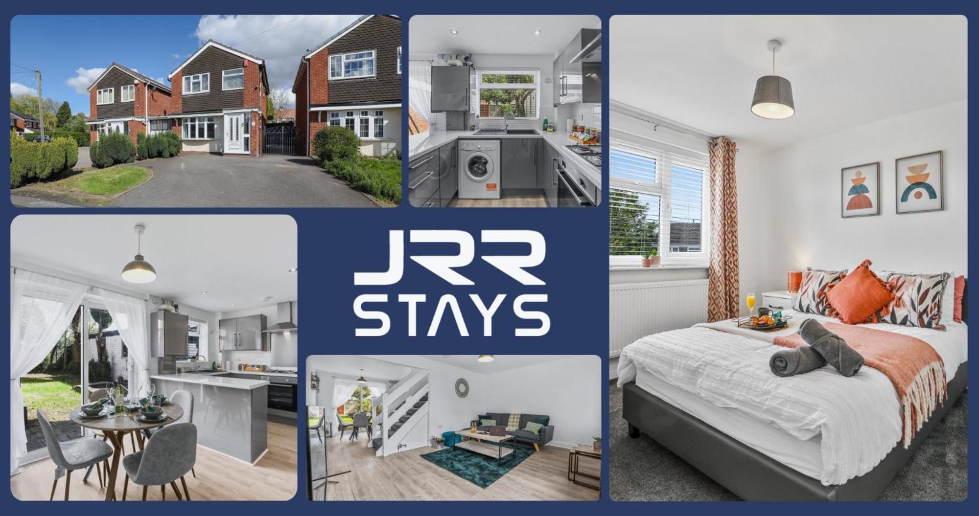 Wolverhampton - Amazing 3 Bedroom, Sleeps 6, Wi-Fi - Jrr Stays Екстериор снимка